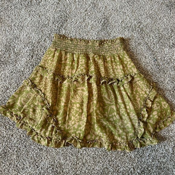Urban outfitters grey and tan boho skirt - Picture 2 of 4